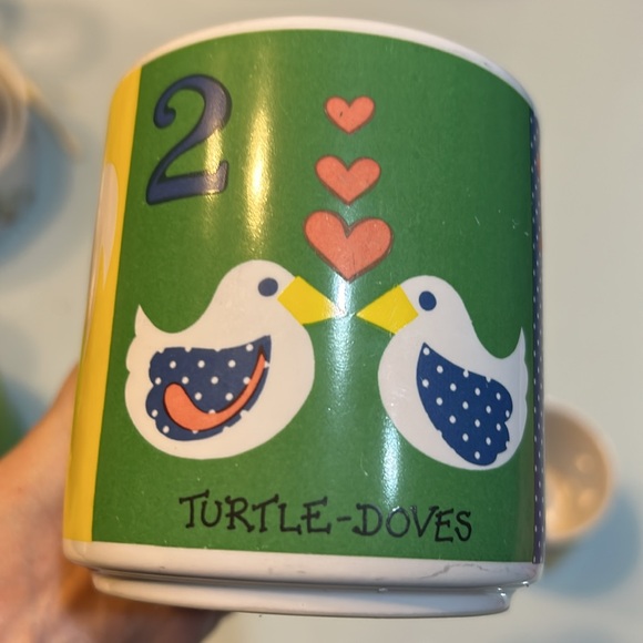 Set of 3 vintage Grant Howard 12 days of Christmas mugs Korea - Picture 8 of 15